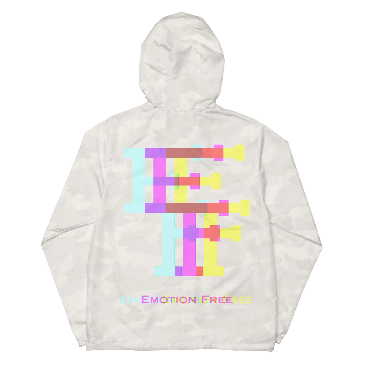 EF "TORUS X" Glitch'N Unisex zip up windbreaker